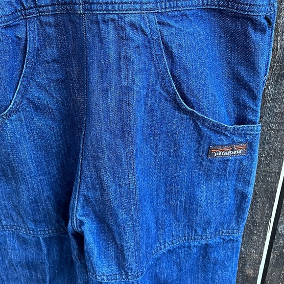 Patagonia Wm’s Steel Forge Denim Bib Overalls In Sz XS - Picture 7 of 16